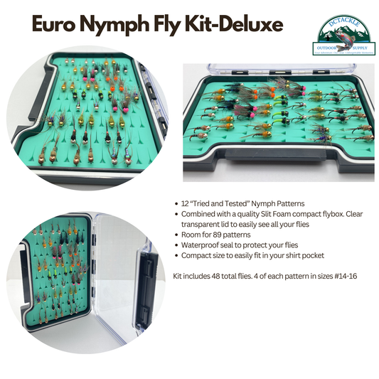Euro Nymph Fly Kit - Deluxe